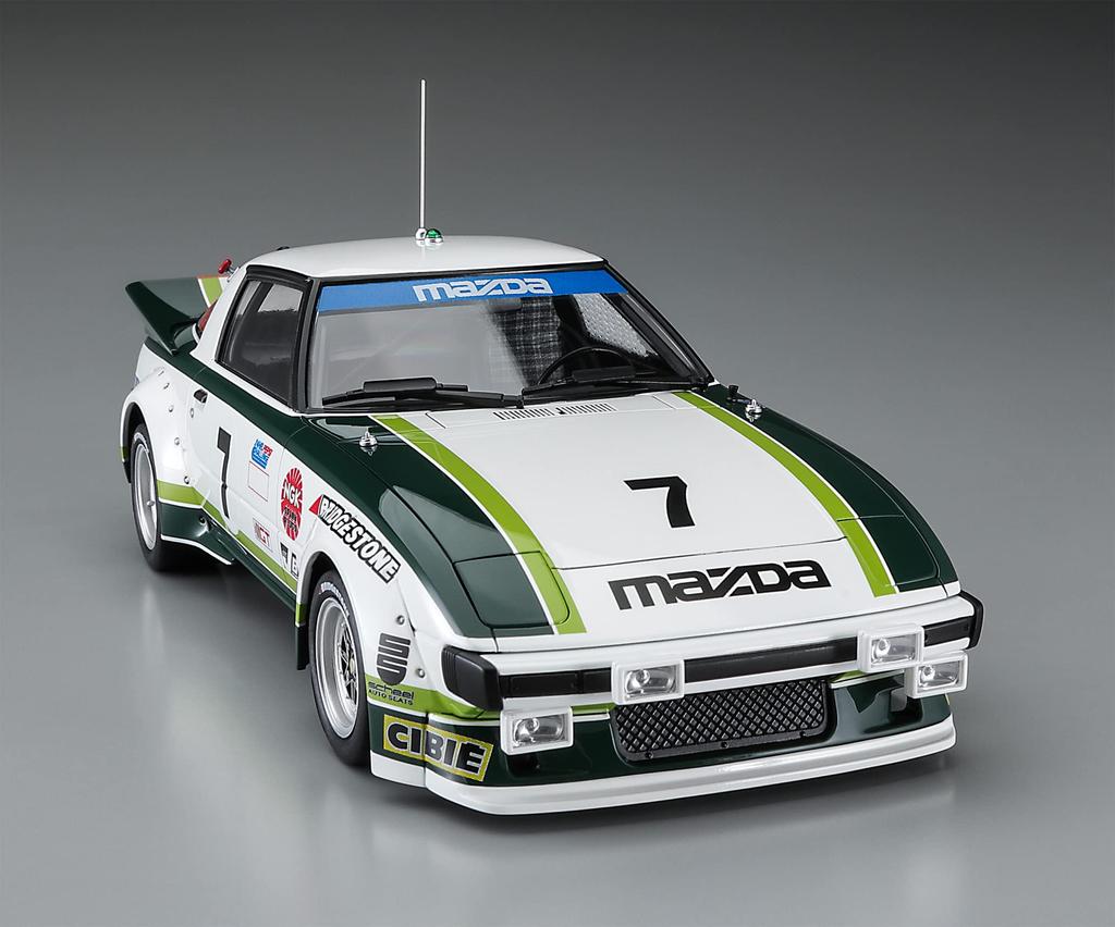 Hasegawa Historic Car Series Mazda Savanna 1979 Daytona GTU Class Winner Plastic Model Kit HC46 1/24 RX-7 (SA22C)