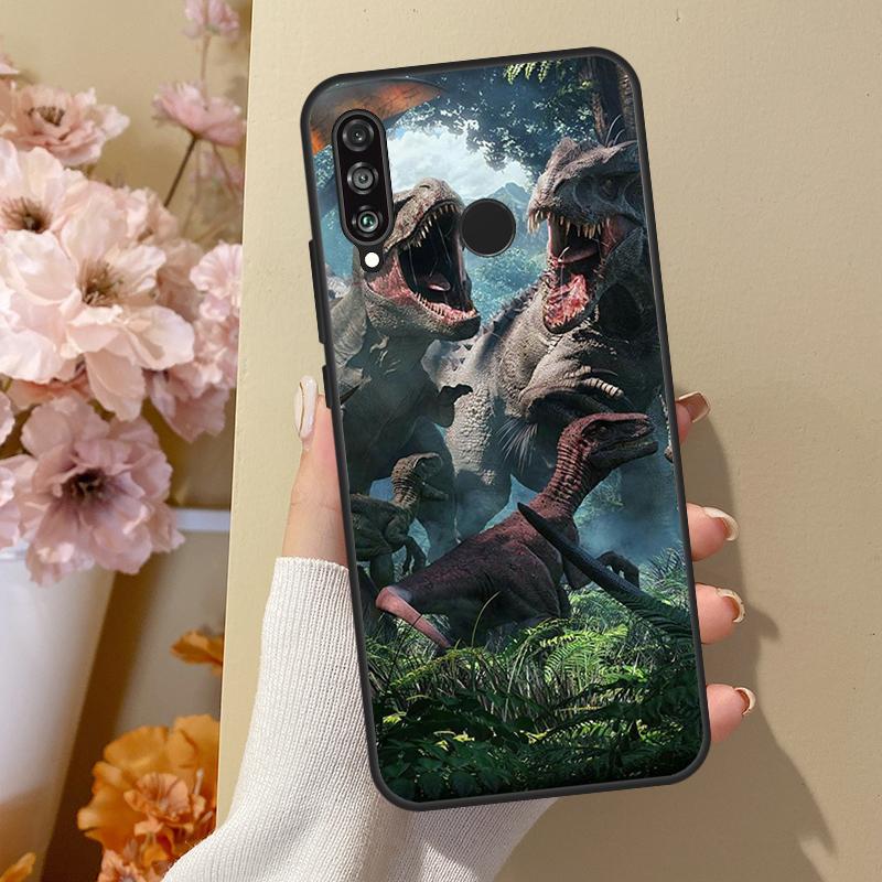 Jurassic Dinosaur For Huawei Nova Y70 Y91 Y61 Y73 Y72 Y90 Y60 12s 12i 11i 8i 9 10 SE P40 Lite P30 P60 Pro Case