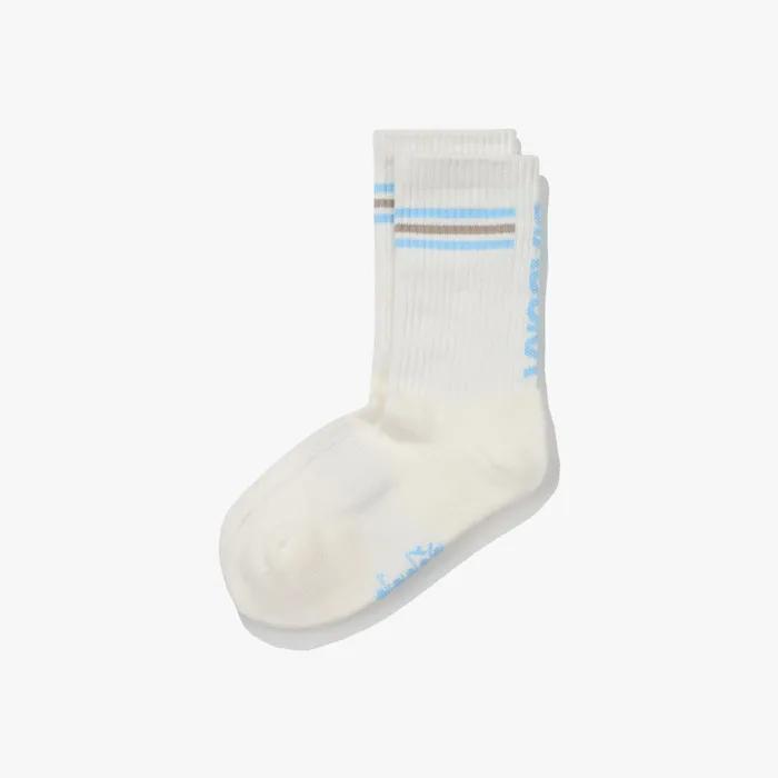 Vertical Jacquard Mid Socks SKY BLUE