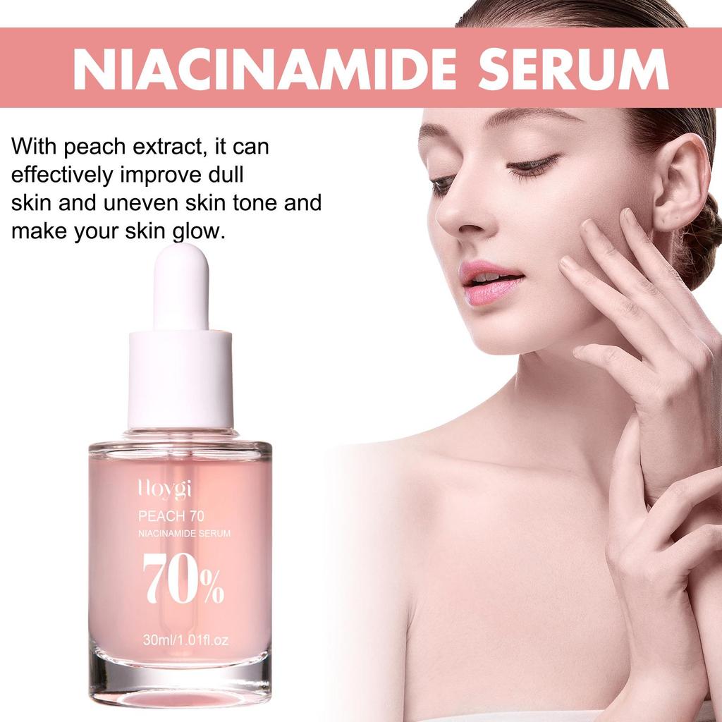 Hoygi Niacinamide Serum Firming & Hydrating Pores Fades Acne Marks & Fine Lines Brightens Skin & Reduces Dark Spots 30ml