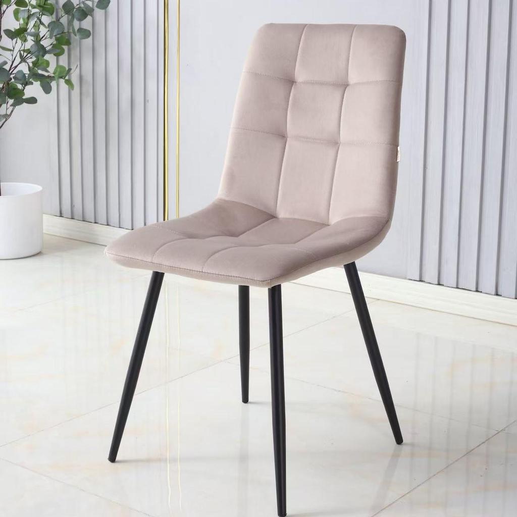 Modern Velvet Dining Armchair for Home or Café