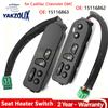 Seat Heater Switch 15116863 15116862 For Chevrolet Tahoe Avalanche 2003 2004 2005 2006 Hummer GMC Power Seat Switch Control