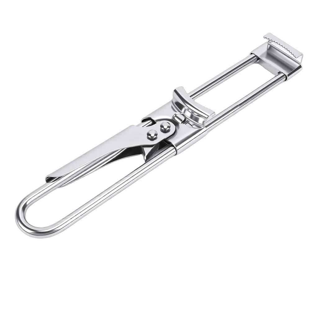 Stainless Steel Jar Opener Adjustable Ergonomic Non Slip Handle Gripper Tight Lid Opener for Home