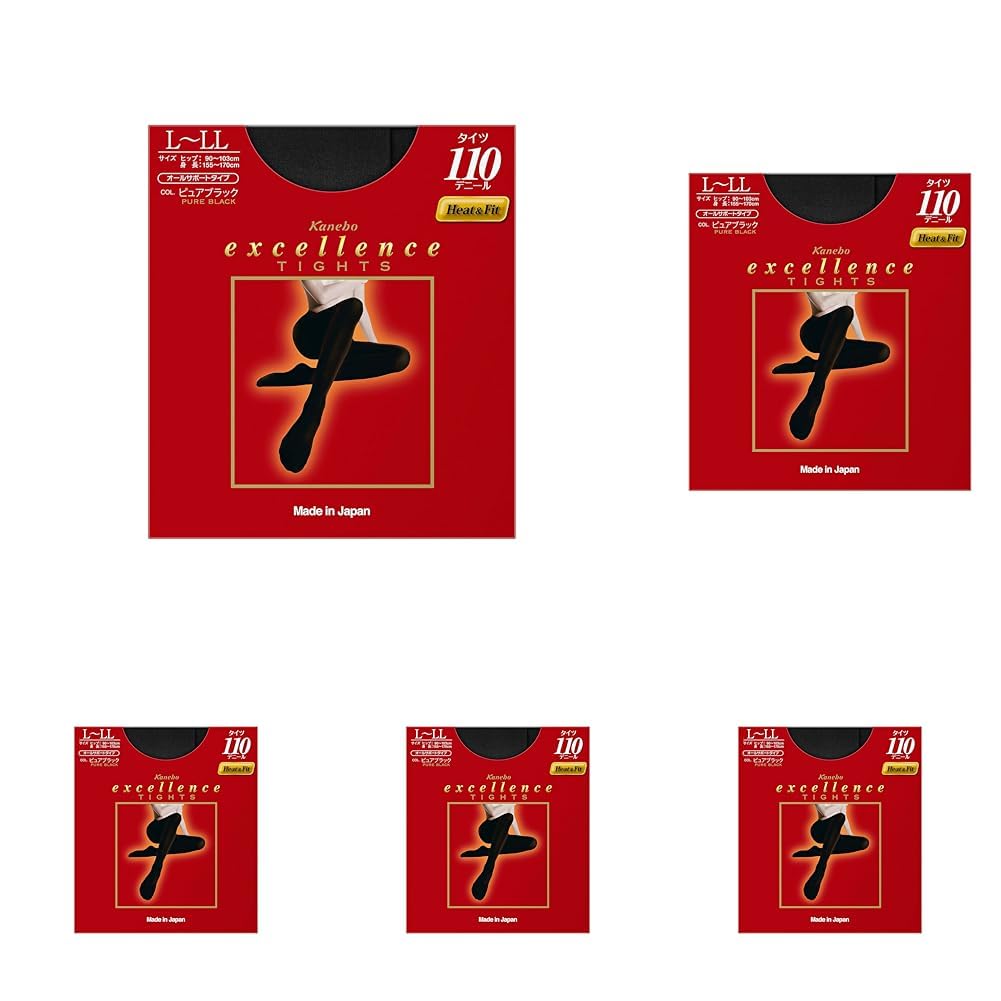 Excellence Tights 110 Denier Pure Black L-LL чёрный