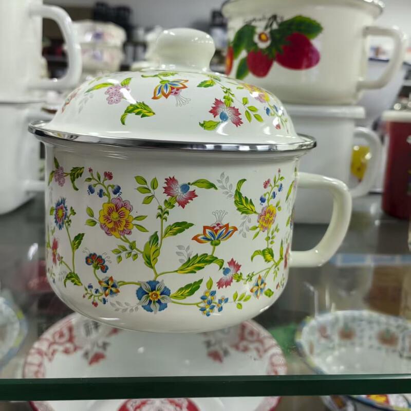 

ZISIZ Утолщенная Ретро Эмалированная Миска