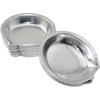 5cm Stainless Steel Small Round Paint Tray Artist Watercolours Paint Mixing Palette Tray Makeup Palette Stainless Steel Small Round Paint Tray Artist