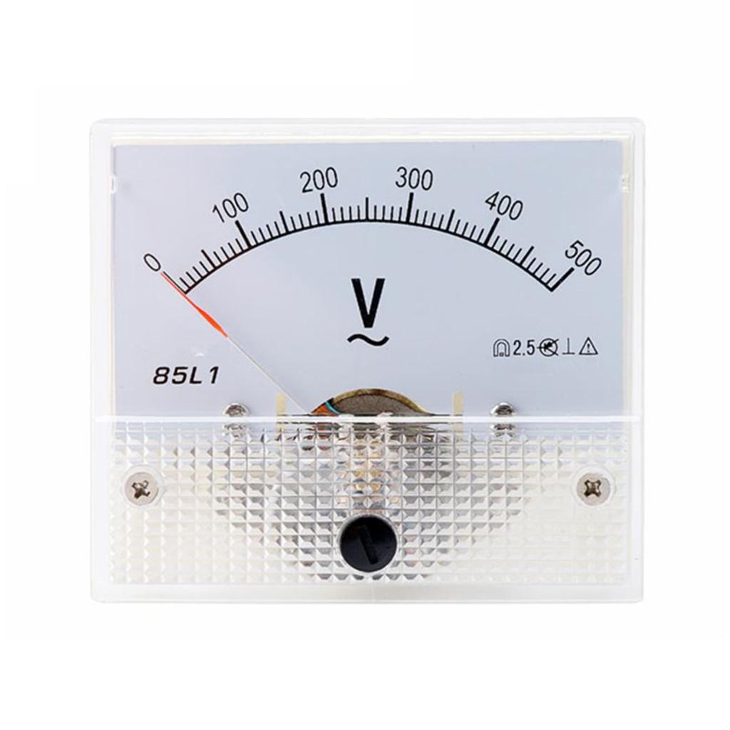 5 Standard Voltmeter Analog Voltmeter Panel Pointer Volt Voltage Meter Gauge  0-150V 250V 300V 450V 500V 600V 1000V
