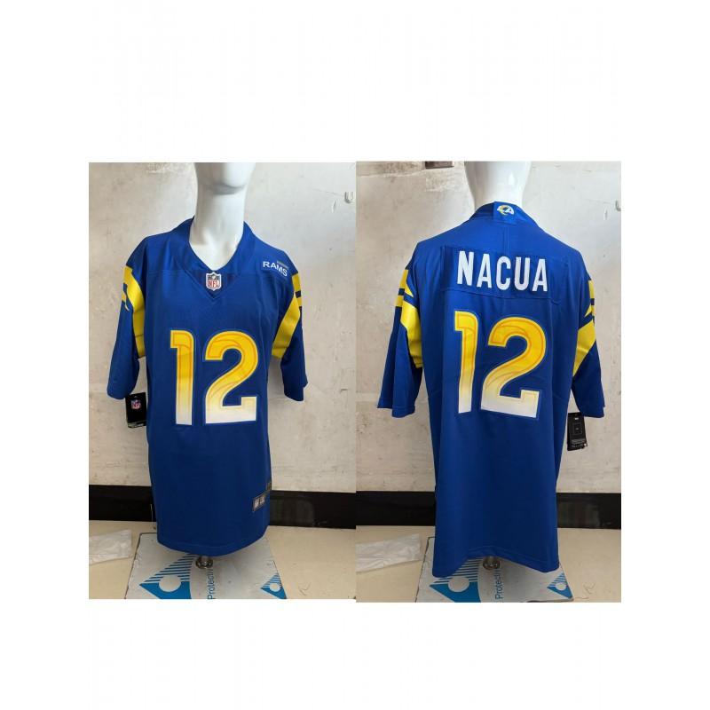 2026 NFL Rams Second Generation Embroidered Short Sleeve Jersey Football Game Shirt