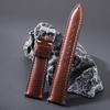 Wax Leer Echte Huid Mannen Vrouwen Horlogeband Top Grain Natuurlijk Leer 18mm 19mm 20mm 21mm 22mm Horlogeband Roestvrij Staal Gesp