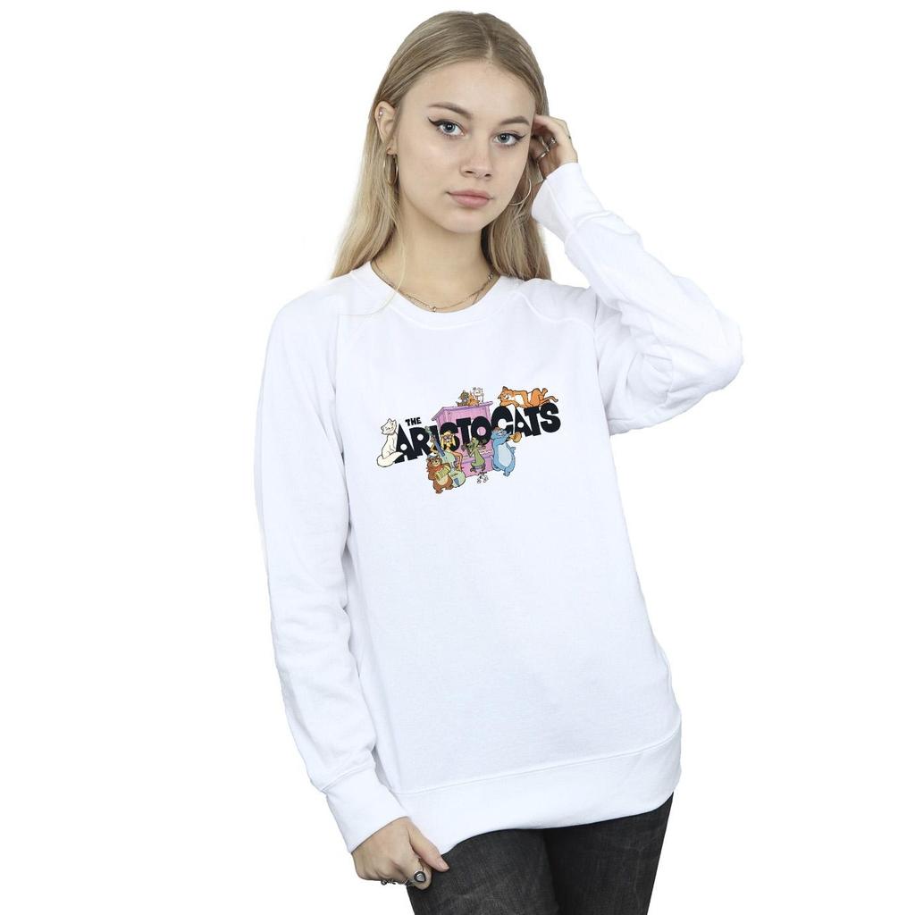 Disney Womens/Ladies The Aristocats Music Logo Sweatshirt