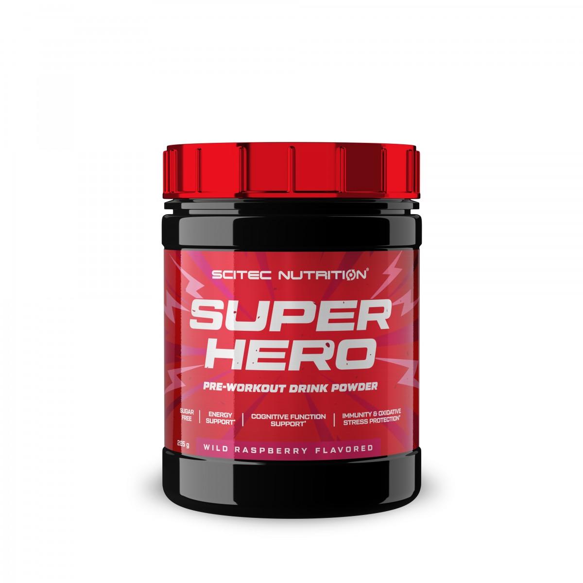 

SCITEC NUTRITION - передтренувальний SUPERHERO, 285 грам Cola-Lime