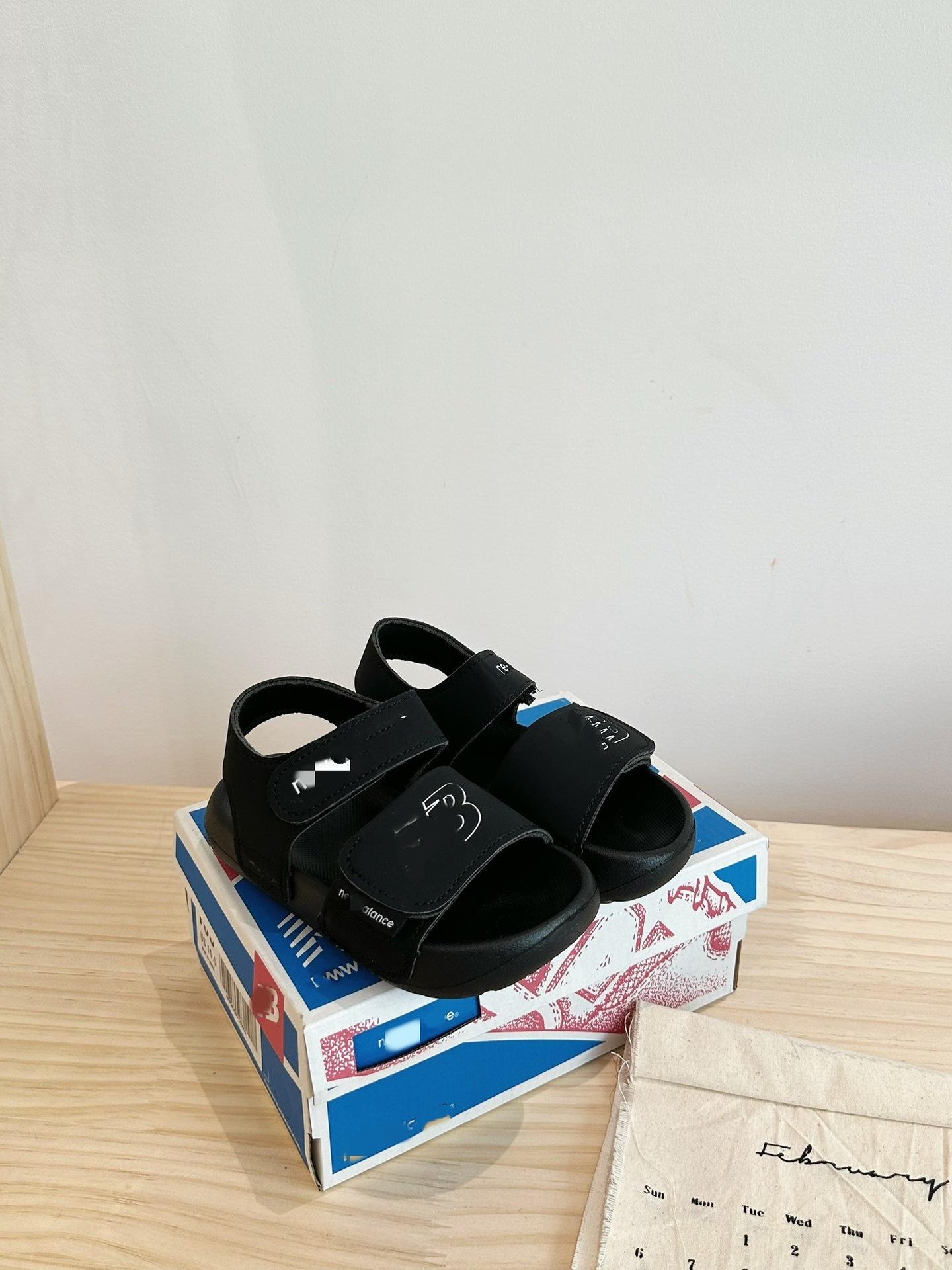2025 Korean Summer Open-Toe Velcro Sandals for Kids - Small, Medium, Large 37
