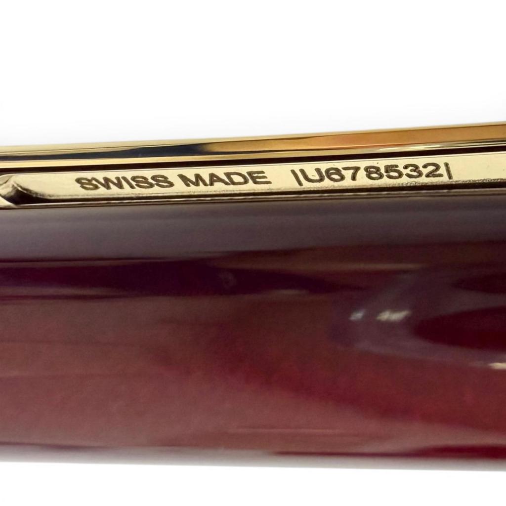 Pristine Cartier Ballpoint pen Santos de Cartier Twist type Bordeaux Used