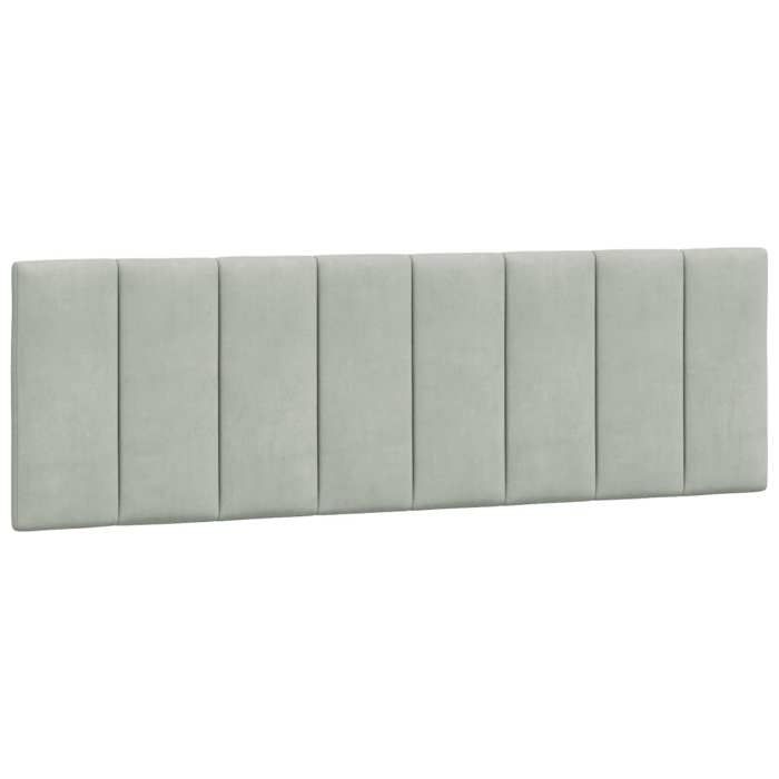VidaXL Coussin de Tête de Lit, Oreiller de Tête de Lit avec Bandes Auto-agrippantes, Coussin Rembourré Chambre à Coucher, 374675