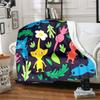 1 manta con diseño de estampado Pikmin, manta ligera para sofá, cama - Suave y cálida, regalo para todas las estaciones como Navidad, Halloween
