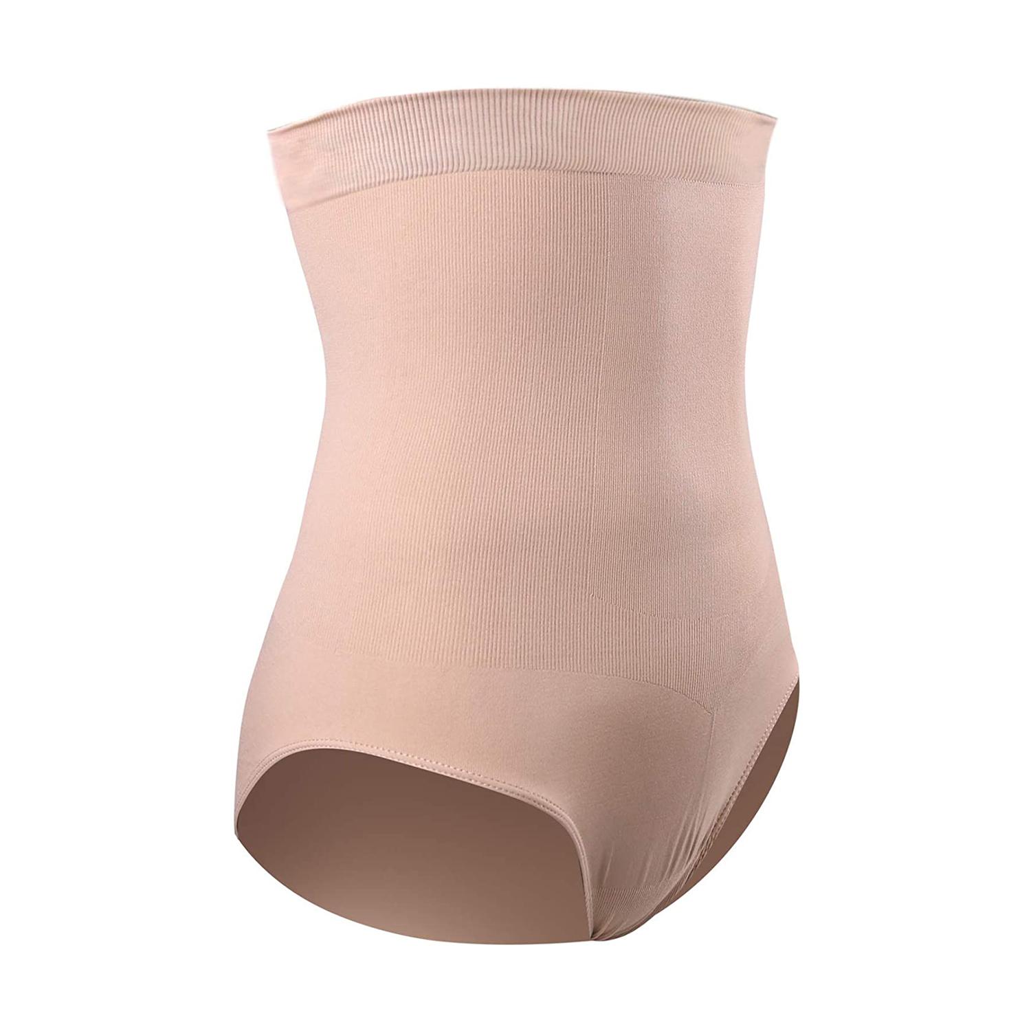 

Трусики Body Shaper Tummy Control Panty - Корректирующее белье для женщин с высокой талией, утягивающее нижнее белье, бесшовные трусики-шорты, утягивающие ягодицы S бежевый