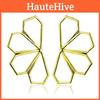 Hollow Trendy Geometric Earrings Alloy Material Fashion Jewelry For Women