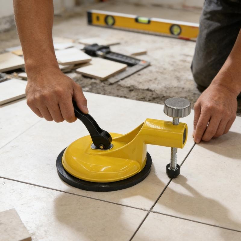 Adjustable Fixed Splicing Suction Cup Right Angled Fixing Glass Tile Male Female Angled Flooring Installation Tool