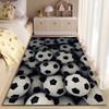 Soccer Ball Pattern Carpet suitable as a non-slip mat for the living room or bedroom sofa
