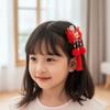 Cute Traditional Chinese Hair Clip Bow New Year Hair Accessory Tassel Hairpin  Cosplay Events