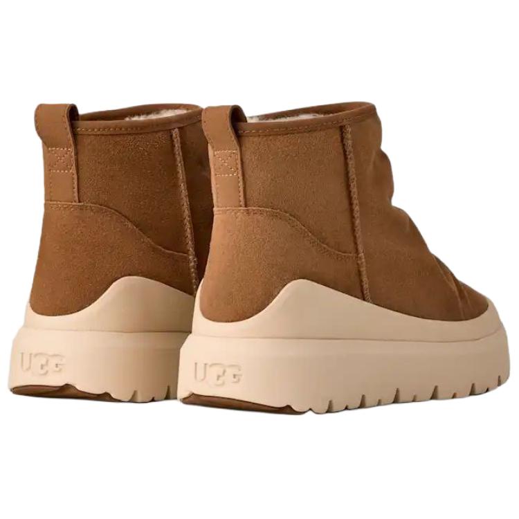 UGG Heritage Utility Mini Thermal Snow Boots Men's Chestnut Sneakers 1173811-CWTC