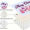 Christmas Kitchen Anti-slip Mat Carpet Flannel Doormat Two-piece Set