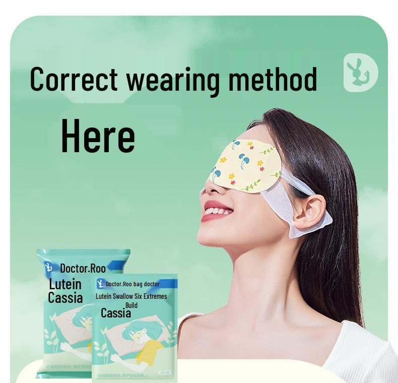 Kangaroo Doctor Self-Heating Steam Eye Mask with Lutein and Anthocyanin for Eye Fatigue Relief