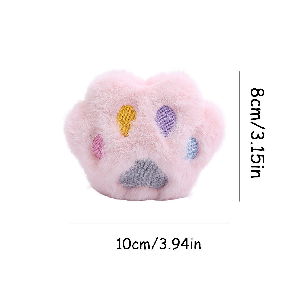 Cute Cat Paw Plush Cat Toy - Filled with Premium Catnip, Soft Interactive Kitten Toy for Chewing & Playing,