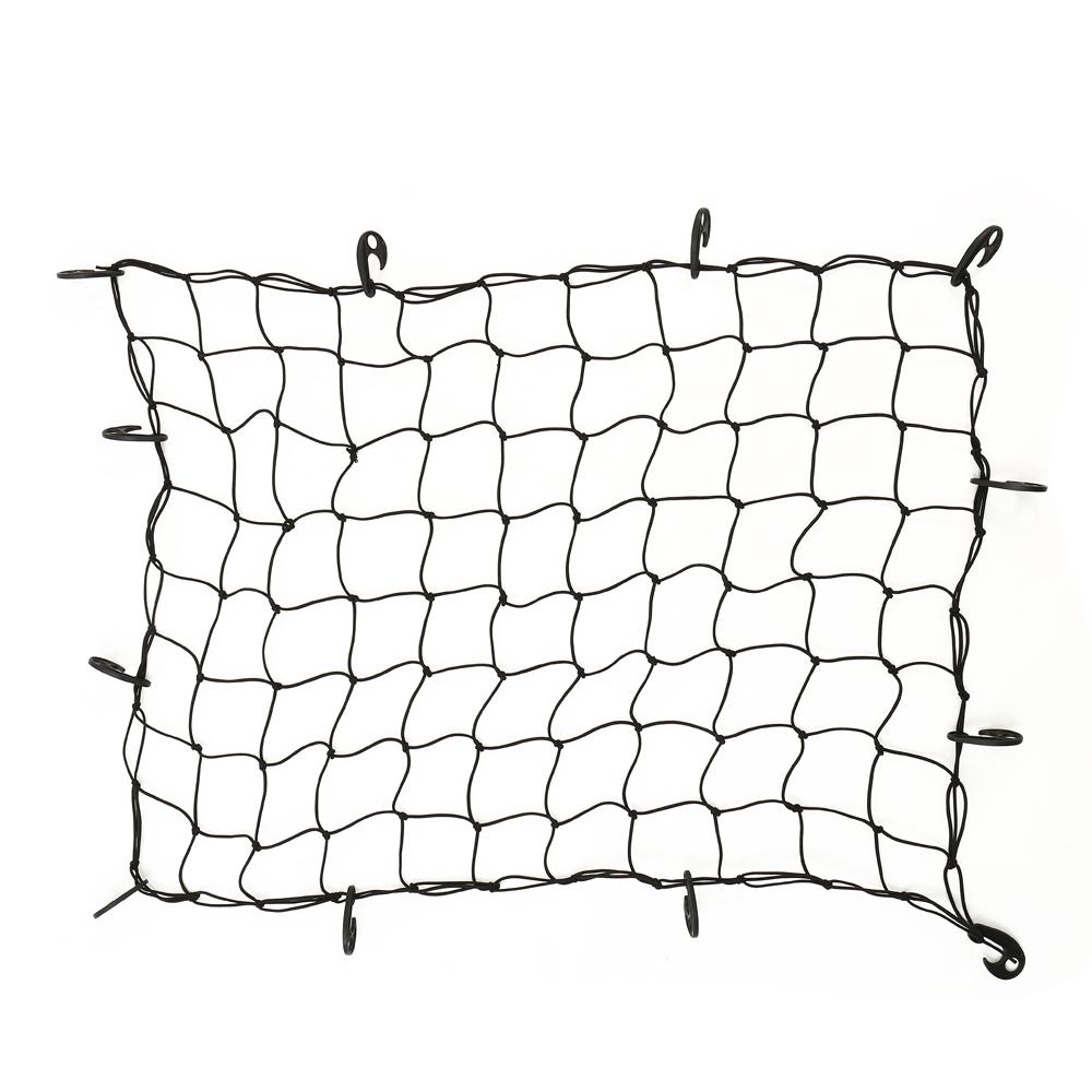 Car Truck Cargo Net Universal  Heavy Duty Elasticity Roof Luggage Fixing Travel Pickup Truck SUV Mesh Hooks Cargo Organizer