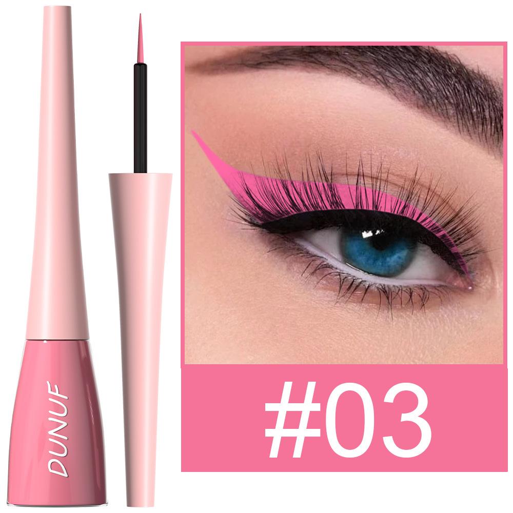 18 colori eyeliner liquido ad asciugatura rapida impermeabile eyeliner a lunga tenuta ombretto sistema di colori misti eyeliner penne per trucco occhi glamour