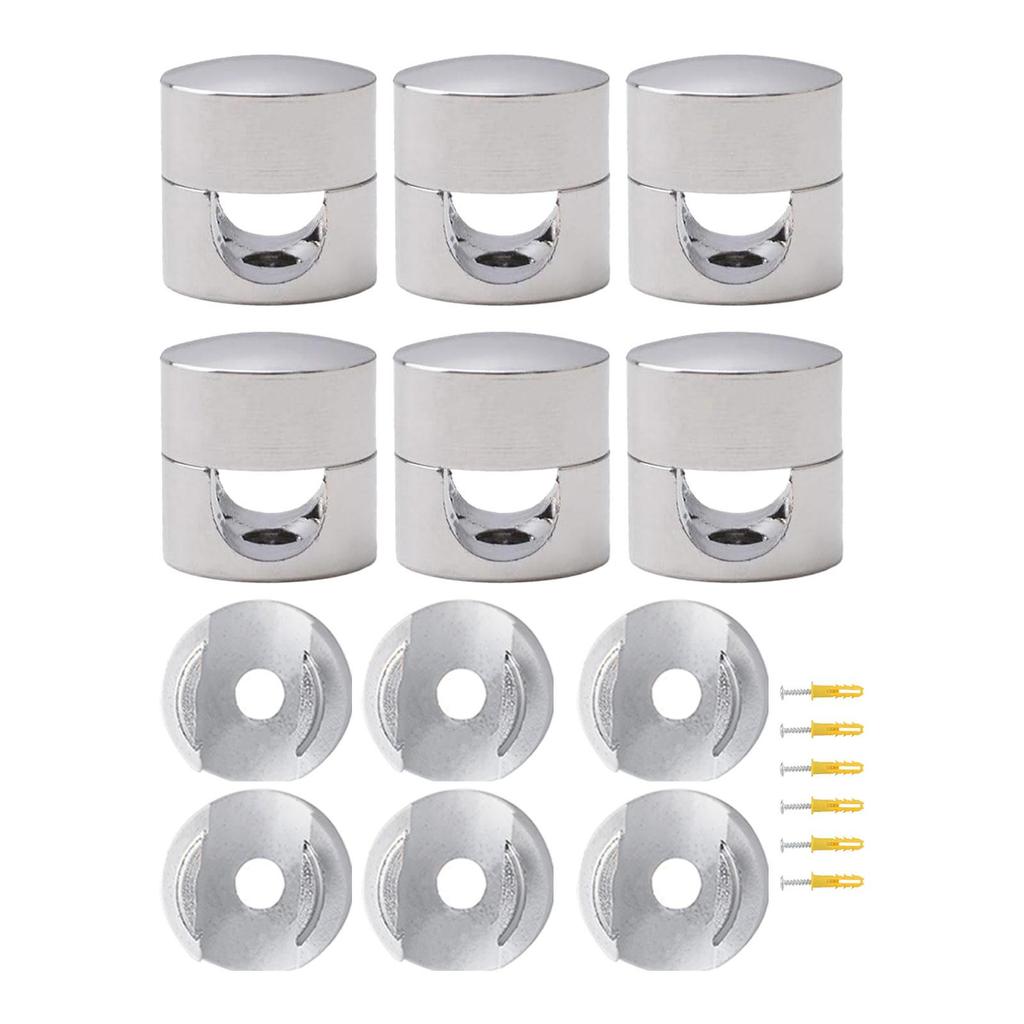 6 ks Moderní stropní háčky pro zavěšení světel Držák kabelu pro závěsné světlo DIY stropní lustr Snadno použitelný organizér kabelů