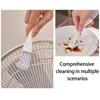 Ergonomic Professional Cage Maintenance Tool Double Side Scrubbing Head Reaches Tight Corners Stubborn Residues Remover