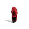 Adidas D Lillard 7 Fabric Breathable Low Top Basketball Shoes Kids Sneakers Red Black Gold H01364