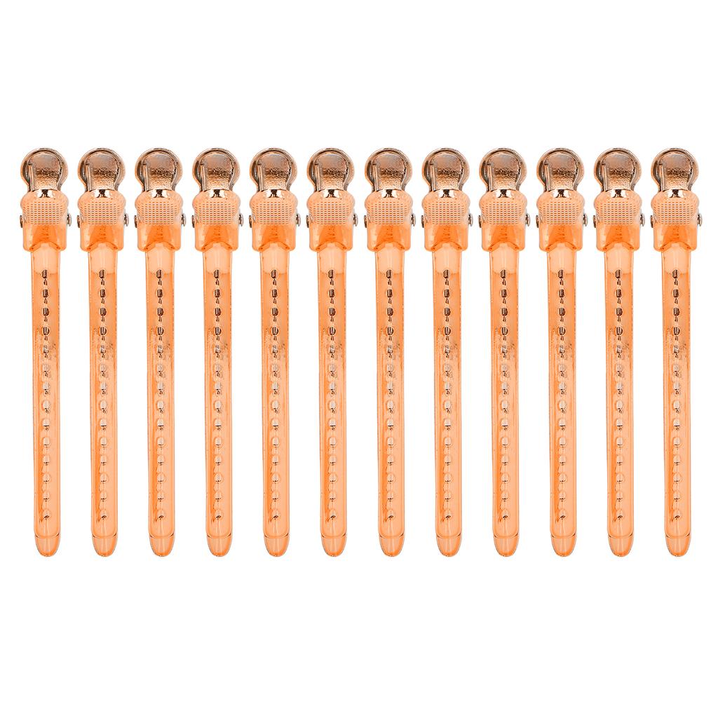 12pcs Duck Billed Hair Clips Large Opening Angle Tighter Clamping Force Convenient Practical Durable Hairstyle ToolRose