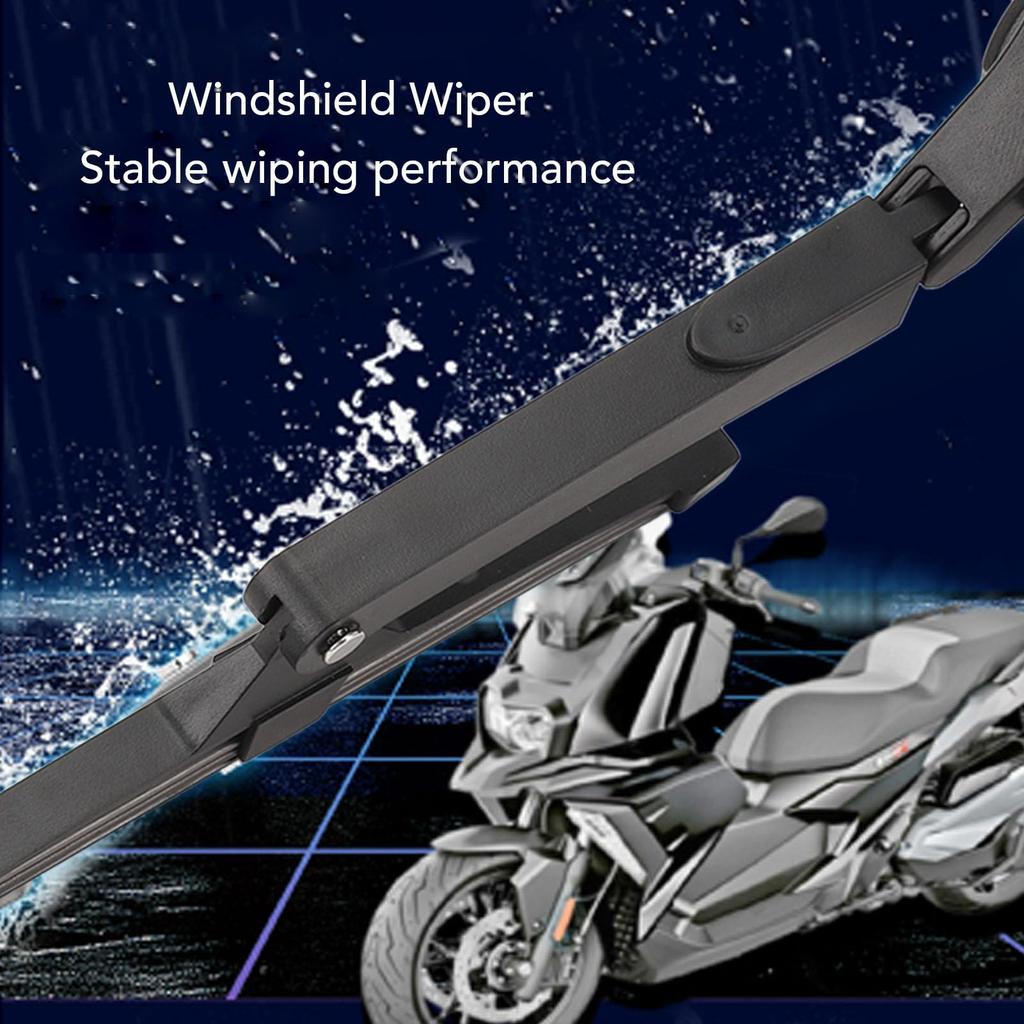 Motorcycle Helmet Visor Wiper, Universal Waterproof Electric Motorcycle Helmet Wiper, 2 Speeds 170 Cleaning Range, E-Scooter Helmet Windshield Wiper