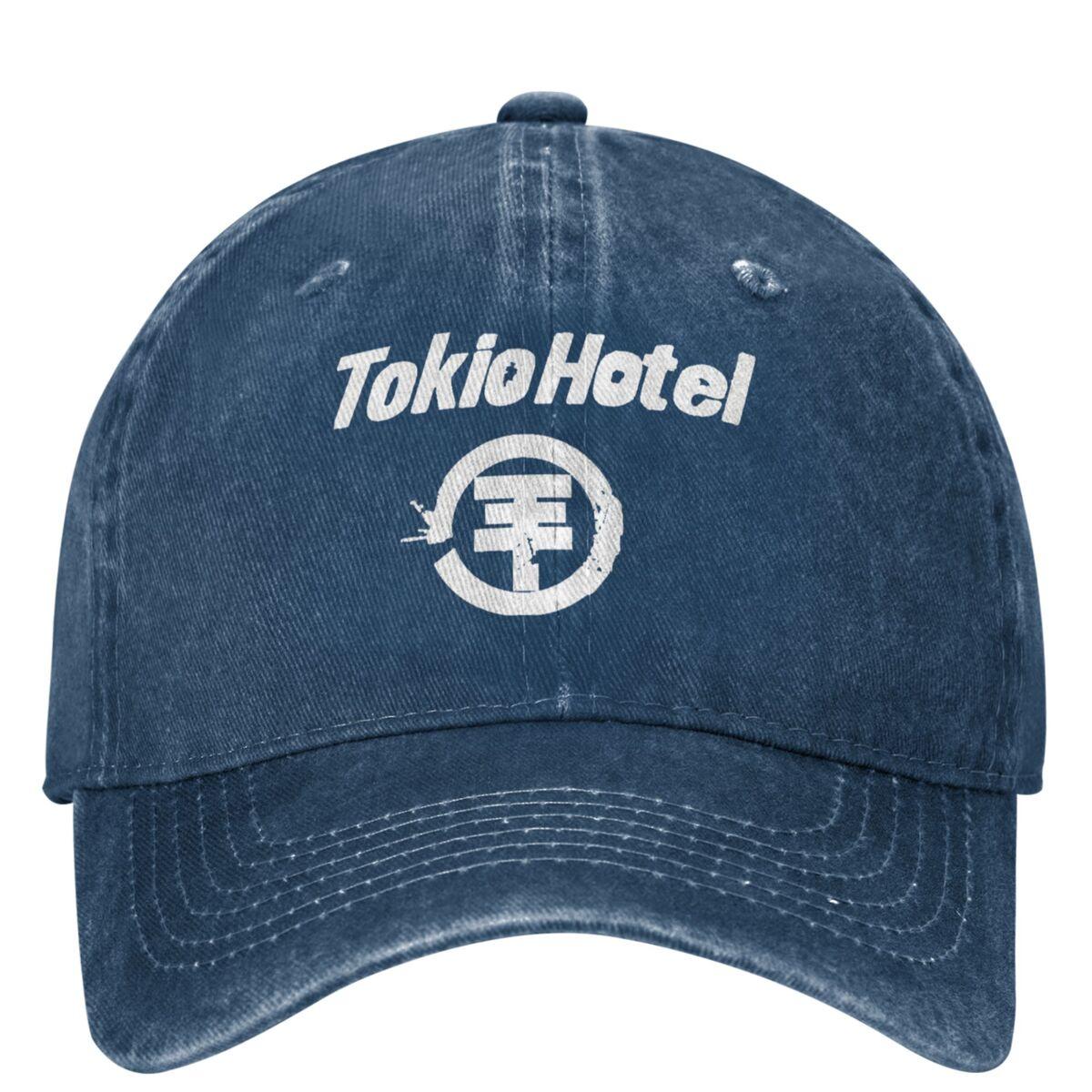 

Tokio Hotel Music Logo Baseball Cap GerUnisex Rock Band Streetwear Unisex Unisex Hats Sunscreen Outdoor Sports Baseball Caps Present One Size