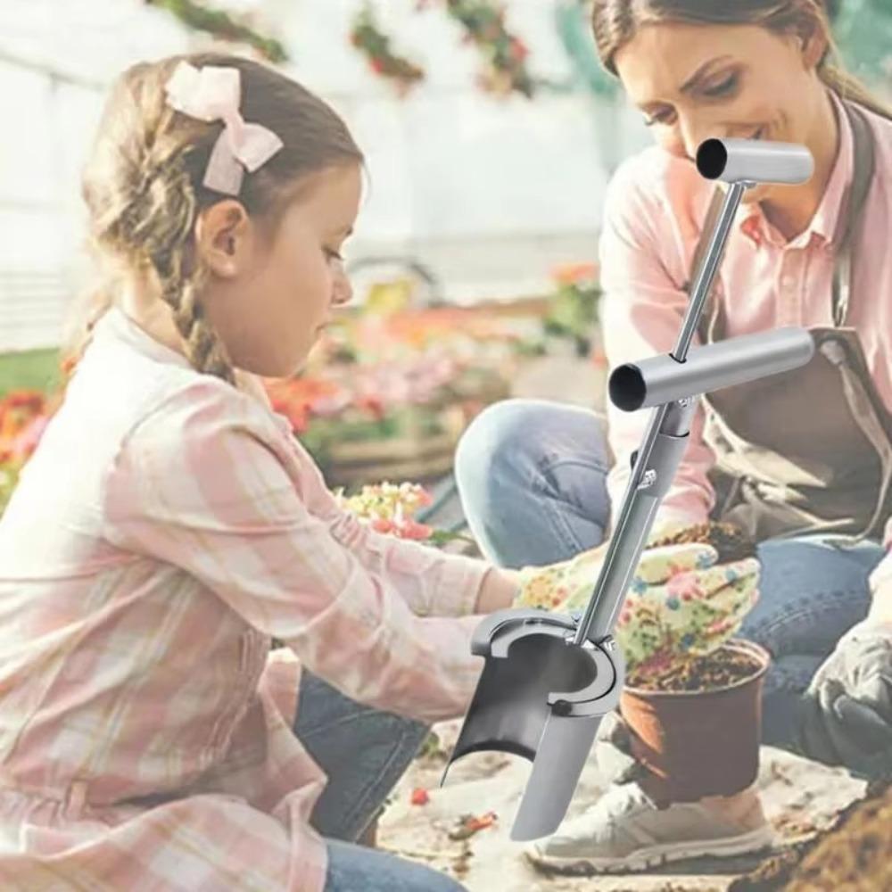 Stainless Steel Planting Tool Handheld Bulb Planter Tool  For Plant and Fruit Tree