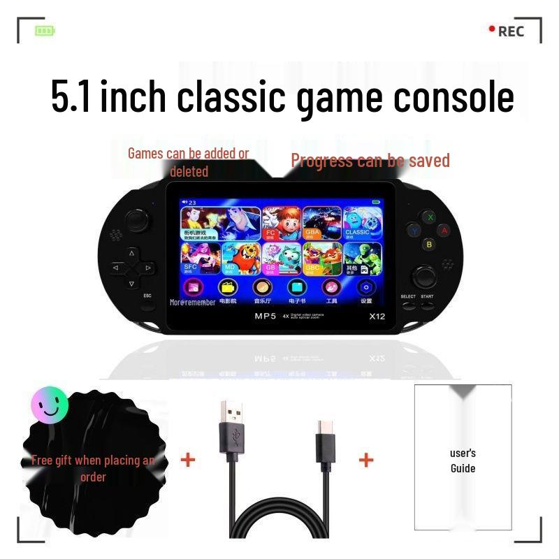 Nostalgic Rechargeable Handheld Game Console with Classic MP5: Three Kingdoms, Journey to the West & Pokemon. Free Shipping Included.