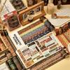 12 rolls/box Retro Landscape Washi Tape Creative Floral Mountain Crane Design Sticker Rolls Scrapbook Gift Wrapping