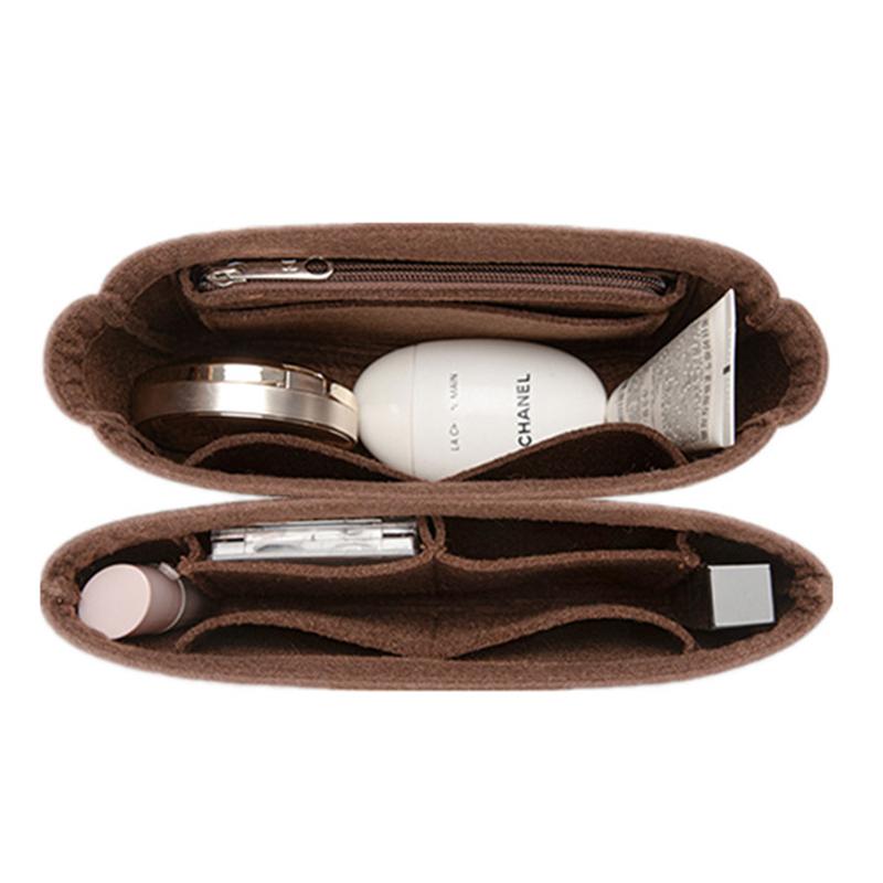 EverToner Filz-Einsatztasche Passt für POCHETTE MÉTIS Tasche Aufbewahrung Kosmetik Tragbar Reise-Einsatz-Organizer Filz Make-up-Tasche