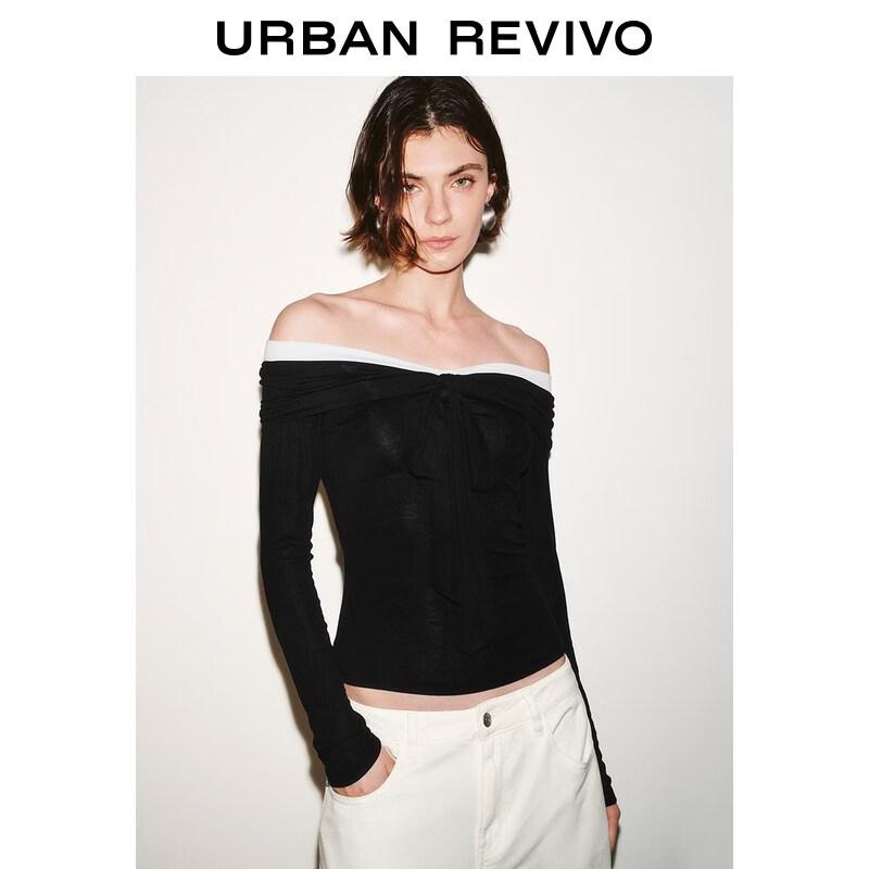 UR2026 Women's Tie-Up Short Slim T-Shirt