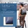 LIGHT Light Dulles Made in Synthetic Navy [YOUTA] Bag, Japan, Leather, Vertical, L,