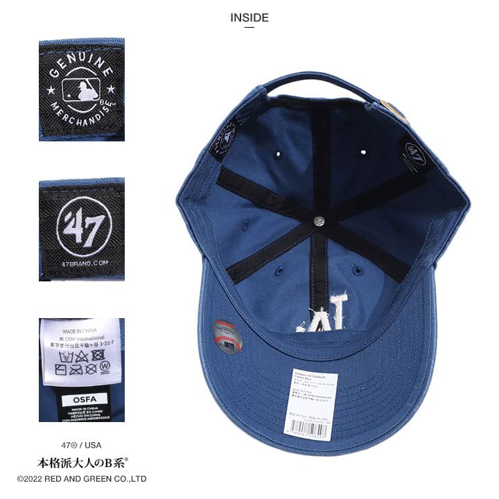 Forty Seven 47 Los Angeles Dodgers Clean Up Timber Blue Cap