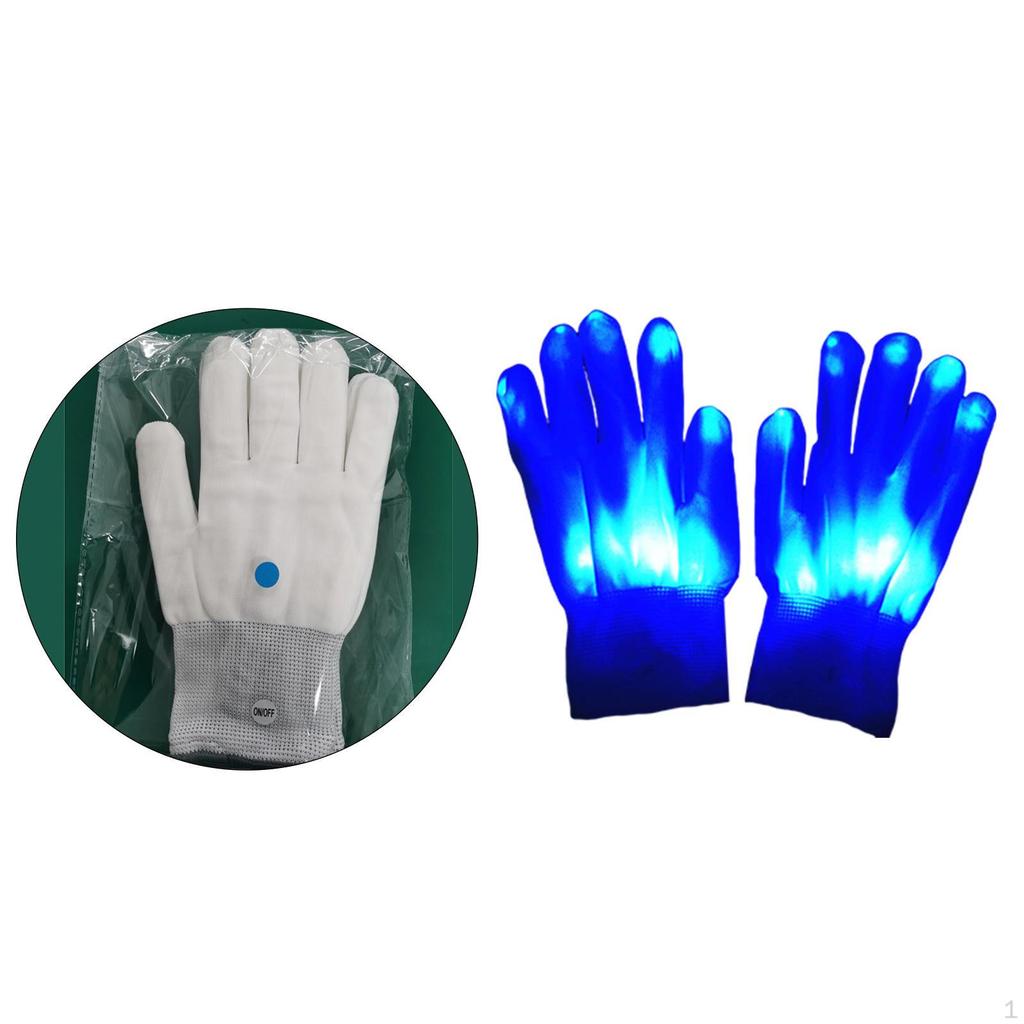 ing Neon Gloves Rave Party Supplies Colorful Glow Finger Lights for Dark Halloween
