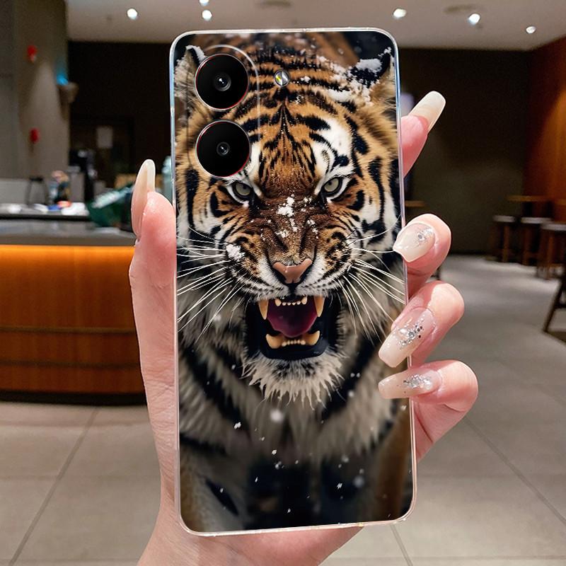 

Phone Case For Xiaomi Redmi Turbo 5 /Poco X8 Pro 5G Clear TPU Anti-scratch Soft Casing Brightly Colored Sunflower Flower Shell Redmi Turbo 5