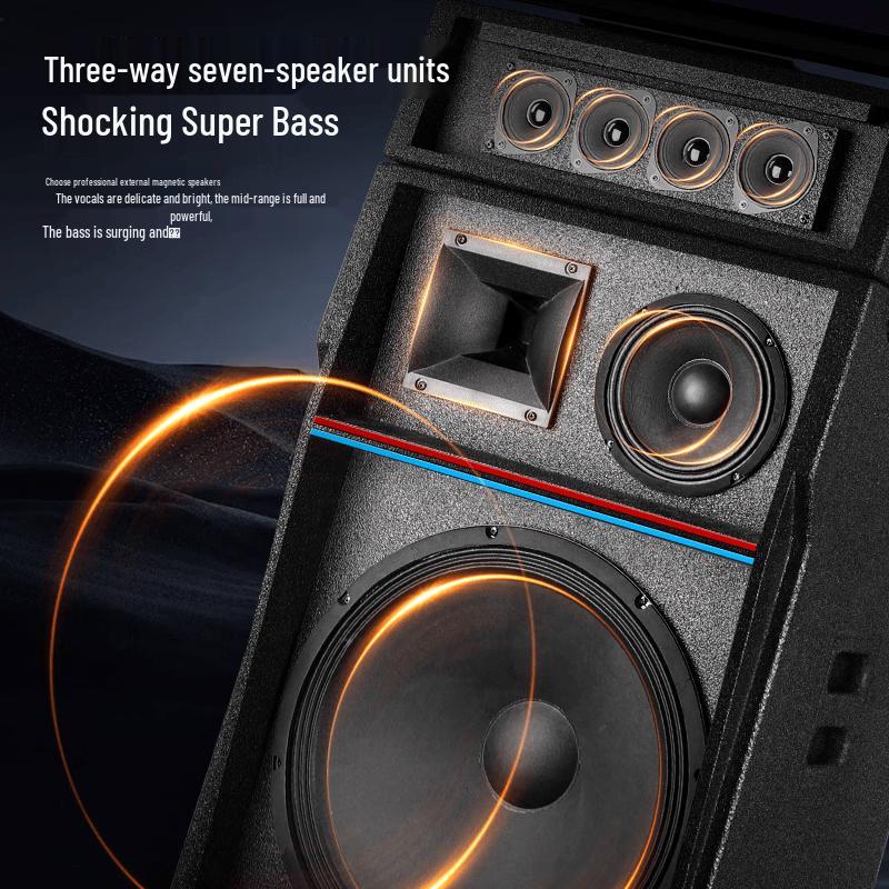 MALONE KT-3888S Portable Karaoke Speaker with Display (CN Version)