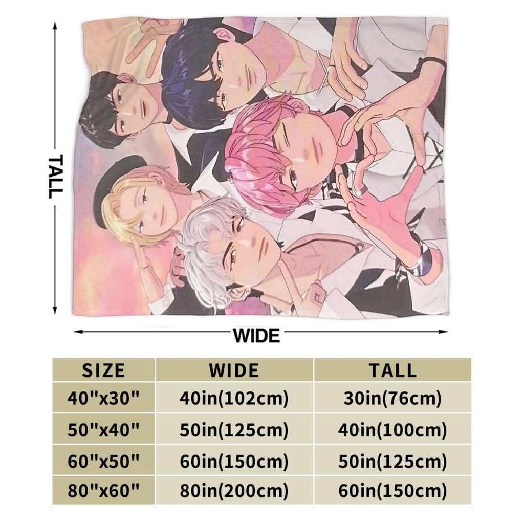 Kpop PLAVE Caligo pt Coperte Calde Studenti Peluche Biancheria da Letto Coperte Novità Divano Sedia Flanella Copriletto Copri Divano Letto