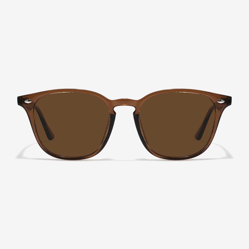 Seutailwokeu Horn-Rimmed Sunglasses Style Work Tr90-04 C3_Brown Clear Unisex Daily