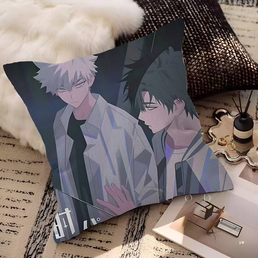 Link Click Anime Cushion Cover Polyester Sofa Cushions Decorative Throw Pillows Home Decoration Pillowcover