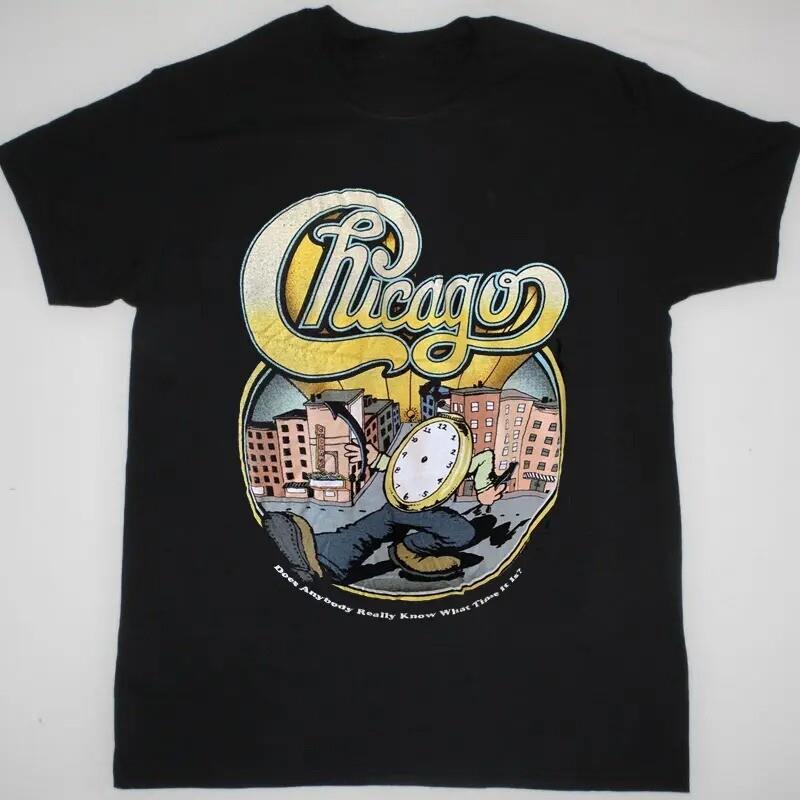 

2016 CHICAGO Band Gift For Fan Black All Size T-Shirt reprint hot shirt Unisex T-Shirt XXXL